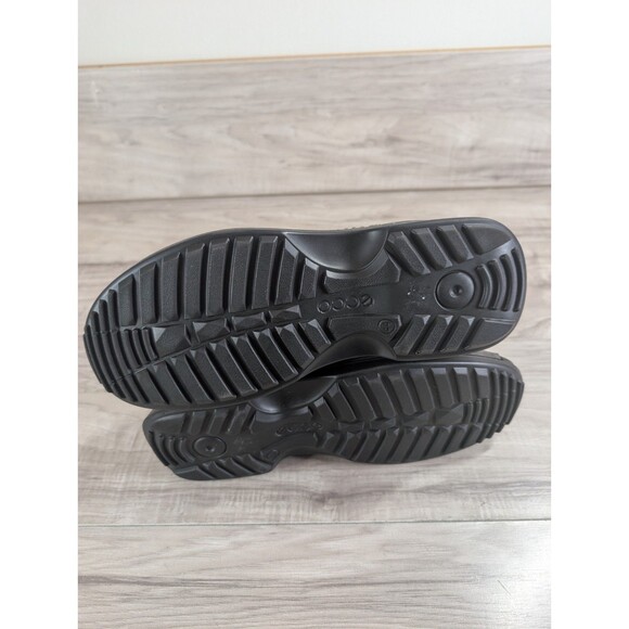 Ecco Fusion II Moc Cocoa Brown Leather Lace Up Mens Shoes Size10 - Picture 8 of 11